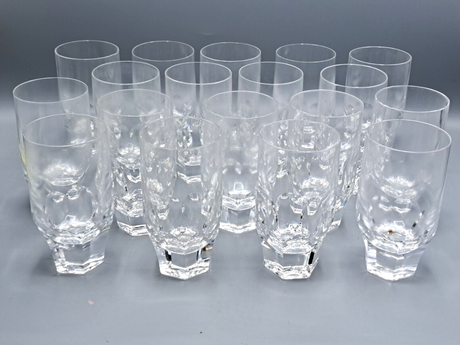 Antiquität, Gläser, Trinkglas, 18 Teilig